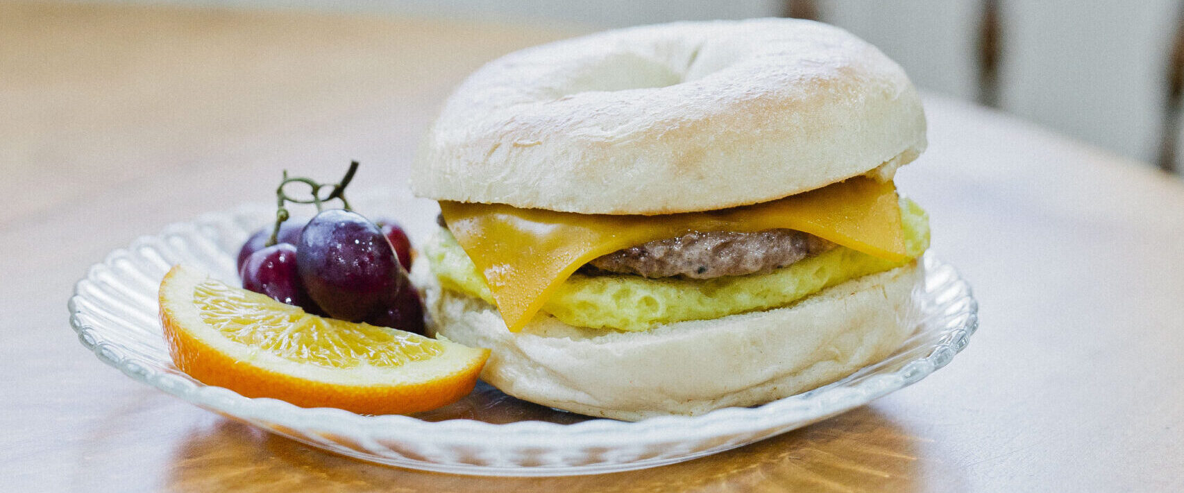The breakfast sandwich served at Lenhardt's Whiskey Hill Store.
